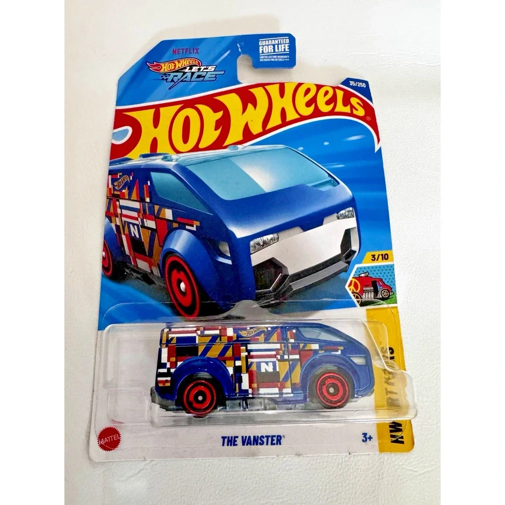 Hot Wheels HW Art Cars 3/10 The Vanster 35/250 Netflix Let's Race Blue